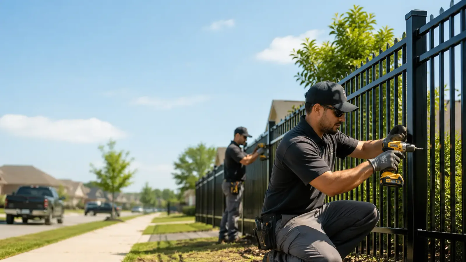 Metal Fence Installation in Bellaire, OH